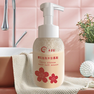 樱花泡泡沐浴慕斯